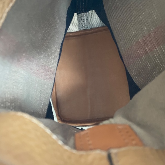 Burberry Ashby Handbag House Check Canvas with Leather Mini - Picture 8 of 10